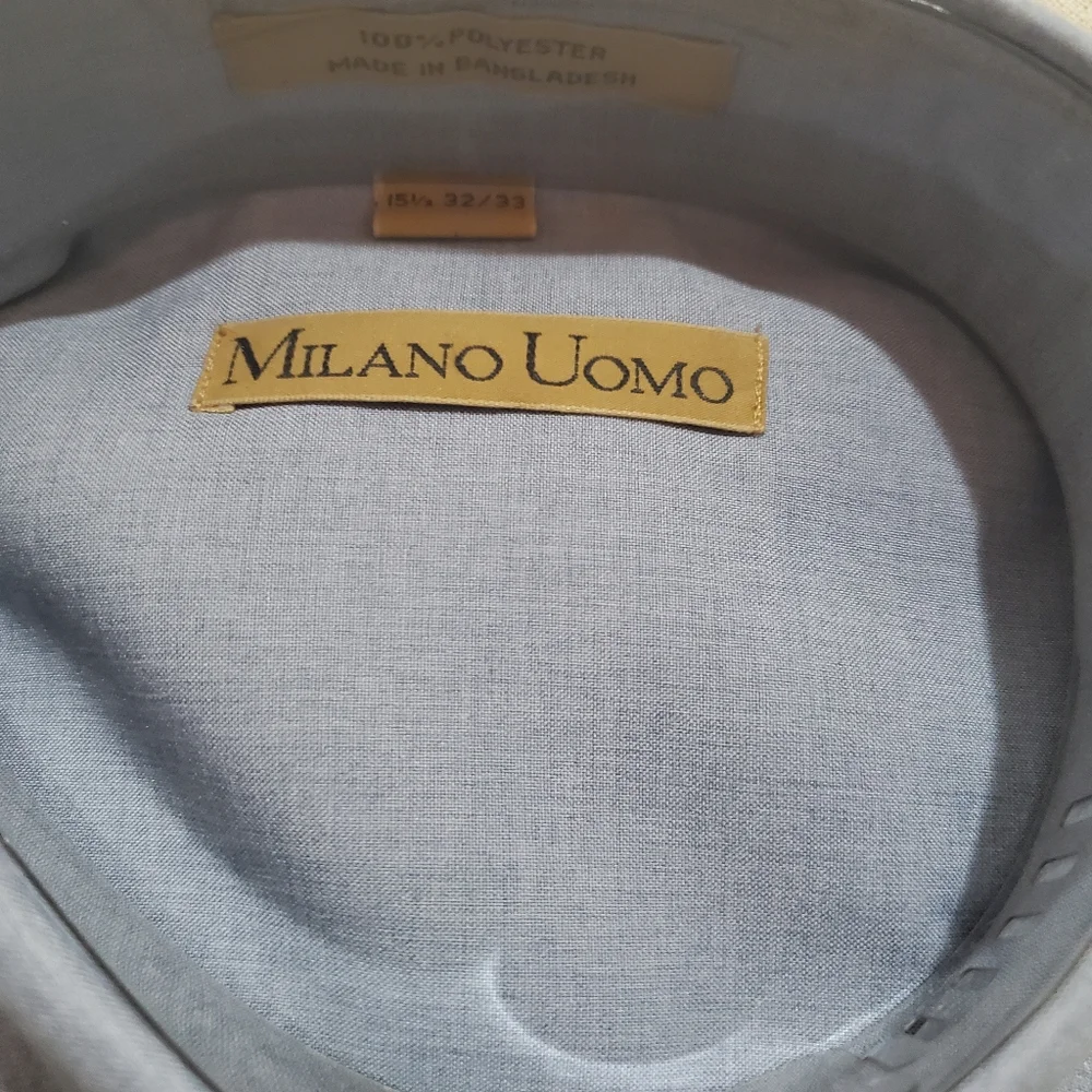 Blue Milano Uomo Button Down - Picture 2 of 5
